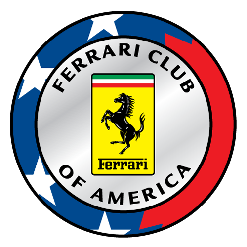 Ferrari Club of America logo badge.