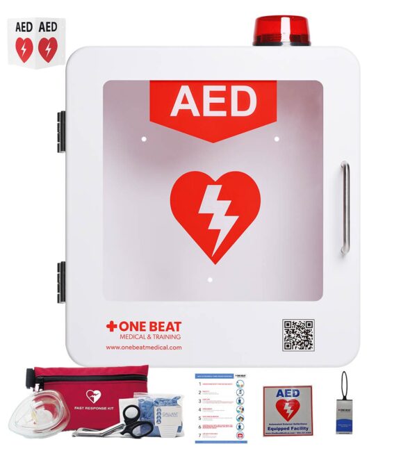 Premium Universal Alarmed AED Cabinet