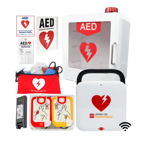 LIFEPAK CR2 Complete Business AED Package Wi-Fi Connected