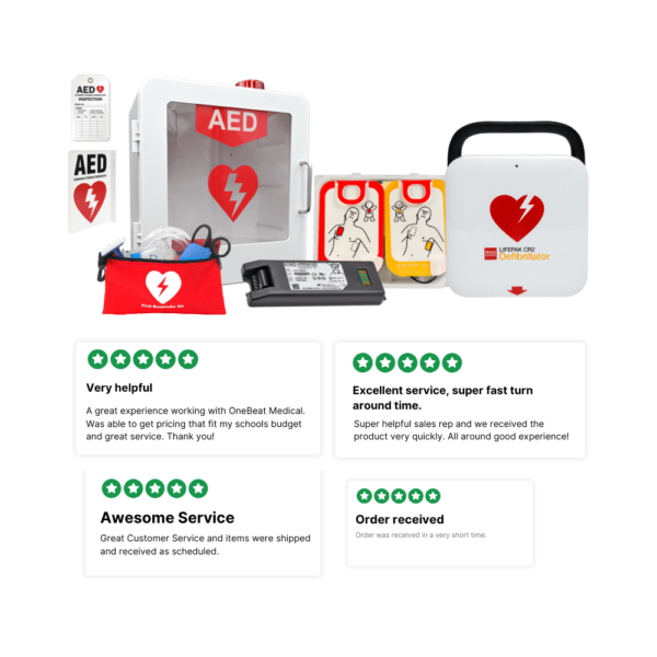 LIFEPAK CR2 Complete Business AED Package Wi-Fi Connected - Image 3