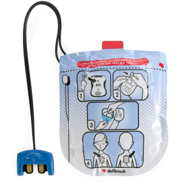 Defibtech Lifeline AED VIEW, PRO and ECG AED Pediatric Electrode Pads