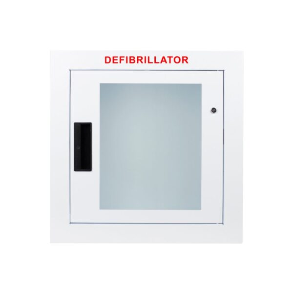 Fully Recessed Large AED Cabinet with Window and Alarm - Image 3