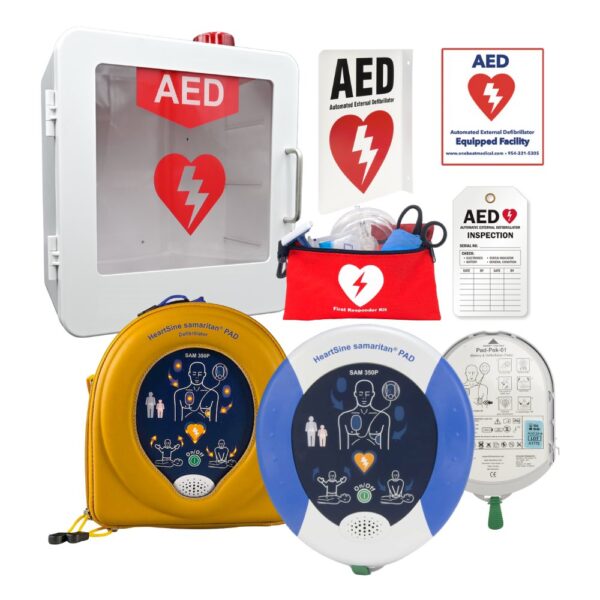 HeartSine Samaritan PAD 350P AED Complete Package